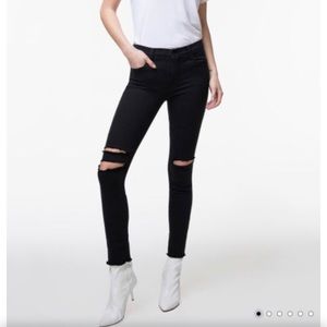 J Brand ultra slimming black jeans